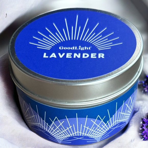 Pure Lavender Essential Oils Good Light Candle CUTE Reusable Metal Tin NEW - Picture 4 of 5